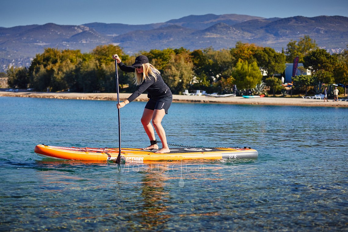 Deska SUP SUN REFLECTIONS XXL 11'6 COMBO ORANGE - pompowany paddleboard