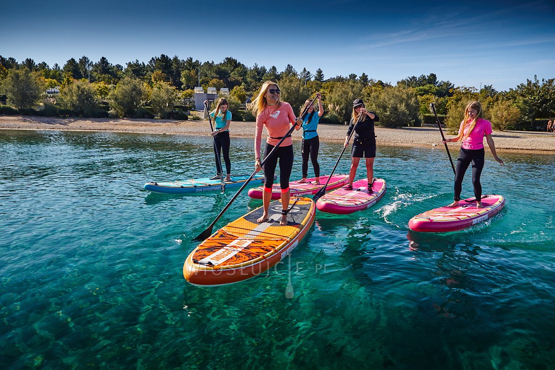 Deska SUP SUN REFLECTIONS XXL 11'6 COMBO ORANGE - pompowany paddleboard
