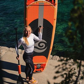 Deska SUP SUN REFLECTIONS XXL 11'6 COMBO ORANGE - pompowany paddleboard