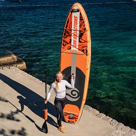 Deska SUP SUN REFLECTIONS XXL 11'6 COMBO ORANGE - pompowany paddleboard