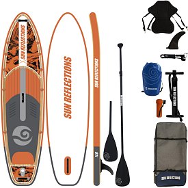 Deska SUP SUN REFLECTIONS XXL 11'6 COMBO ORANGE - pompowany paddleboard