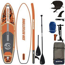 Deska SUP SUN REFLECTIONS M 10'8 MINICOMBO ORANGE - pompowany paddleboard