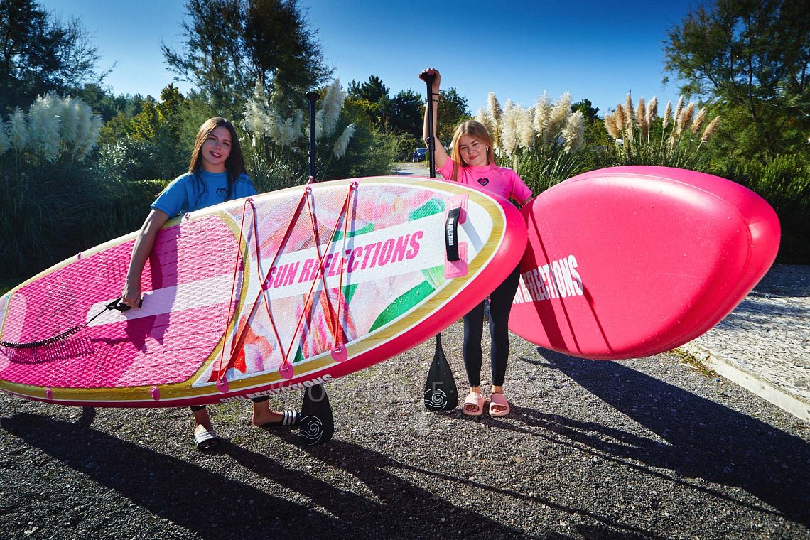 Deska SUP SUN REFLECTIONS M 10'8 MINICOMBO SOFT BLUSH - pompowany paddleboard