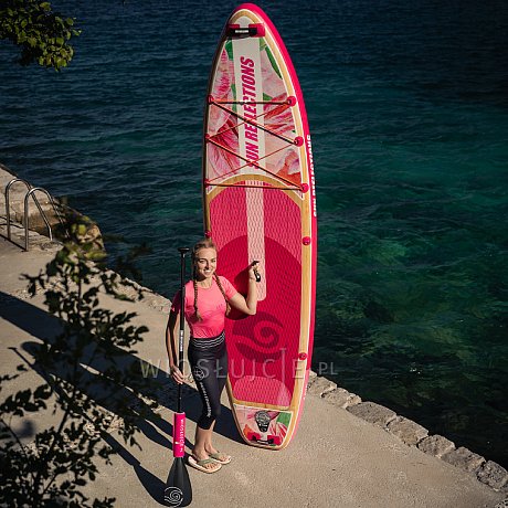 Deska SUP SUN REFLECTIONS M 10'8 MINICOMBO SOFT BLUSH - pompowany paddleboard