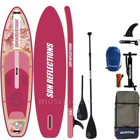 Deska SUP SUN REFLECTIONS M 10'8 MINICOMBO SOFT BLUSH - pompowany paddleboard