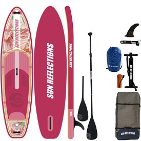 Deska SUP SUN REFLECTIONS M 10'8 MINICOMBO SOFT BLUSH - pompowany paddleboard