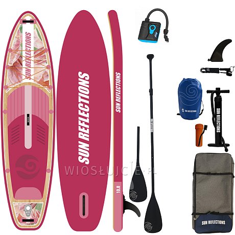 Deska SUP SUN REFLECTIONS M 10'8 MINICOMBO SOFT BLUSH - pompowany paddleboard