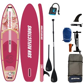 Deska SUP SUN REFLECTIONS M 10'8 MINICOMBO SOFT BLUSH - pompowany paddleboard
