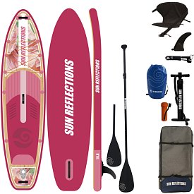 Deska SUP SUN REFLECTIONS M 10'8 MINICOMBO SOFT BLUSH - pompowany paddleboard