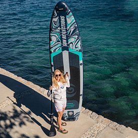 Deska SUP SUN REFLECTIONS M 10'8 MINICOMBO FOREST GREY - pompowany paddleboard