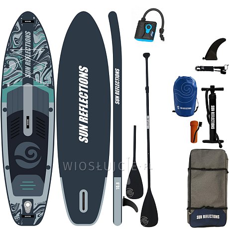 Deska SUP SUN REFLECTIONS M 10'8 MINICOMBO FOREST GREY - pompowany paddleboard