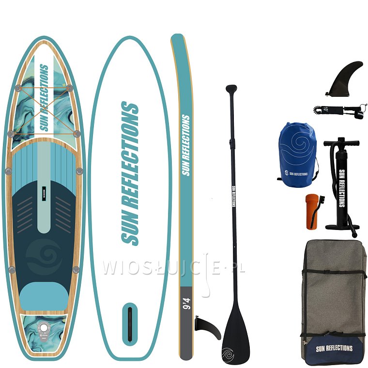 Deska SUP SUN REFLECTIONS S 9'4 Ocean mirage - pompowany paddleboard