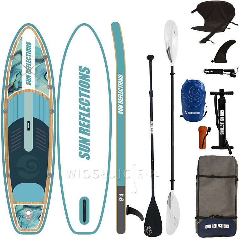 Deska SUP SUN REFLECTIONS S 9'4 Ocean mirage - pompowany paddleboard
