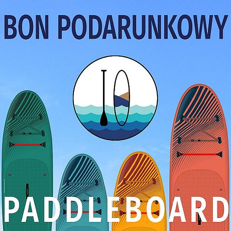 Bon podarunkowy na zakup deski SUP na WIOSLUJCIE.PL
