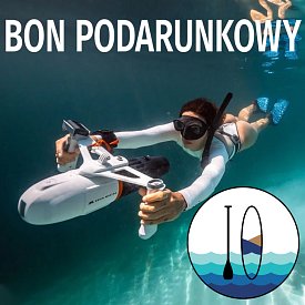 Bon podarunkowy na zakup silnika elektrycznego do deski SUP lub kajaka na WIOSLUJCIE.PL