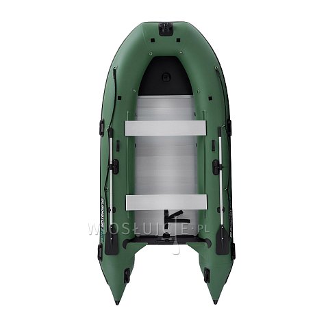 Ponton GLADIATOR ACTIVE C370AL green - pompowana łódź z aluminiową podłogą