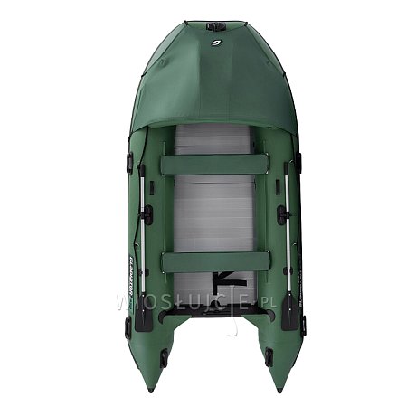 Ponton GLADIATOR ACTIVE C370AL green - pompowana łódź z aluminiową podłogą