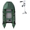 Ponton GLADIATOR ACTIVE C370AL green - pompowana łódź z aluminiową podłogą