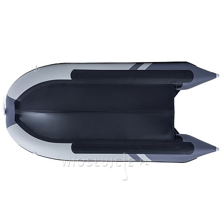 Ponton GLADIATOR CLASSIC B330AL light dark grey - pompowana łódź z aluminiową podłogą