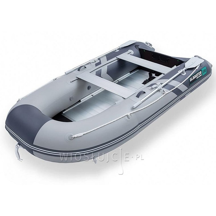Člun GLADIATOR CLASSIC B330AL light dark grey - nafukovací člun s hliníkovou podlahou