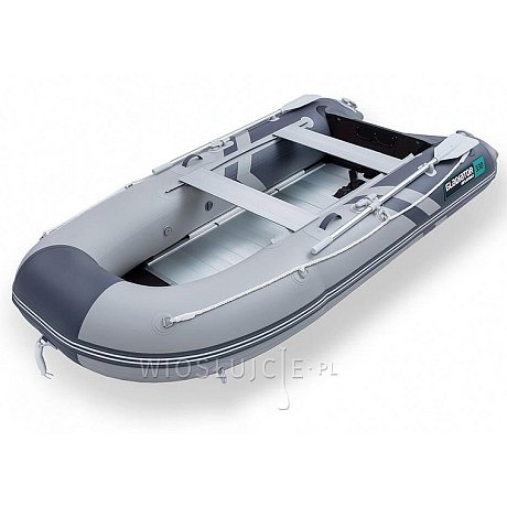 Ponton GLADIATOR CLASSIC B330AL light dark grey - pompowana łódź z aluminiową podłogą