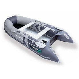Ponton GLADIATOR CLASSIC B330AL light dark grey - pompowana łódź z aluminiową podłogą