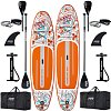 Zestaw 2 desek SUP AQUA MARINA PURE AIR COAST ORANGE 10'10'' i 12'0 - rodzinny komplet desek SUP