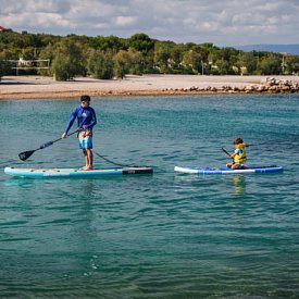 Zestaw 2 desek SUP SUN REFLECTIONS M 10'8'' MINICOMBO Ocean Mirage + SUN REFLECTIONS XXL 11'6'' COMBO Ocean Mirage - rodzinny komp