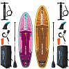 Zestaw 2 desek SUP RIDEWAVE Eternity 9'6'' + Eternity 11'6'' - rodzinny komplet desek SUP
