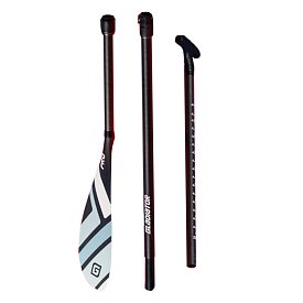 Wiosło karbonowe GLADIATOR PRO 2026 - 3-częściowe, regulowane wiosło do desek SUP