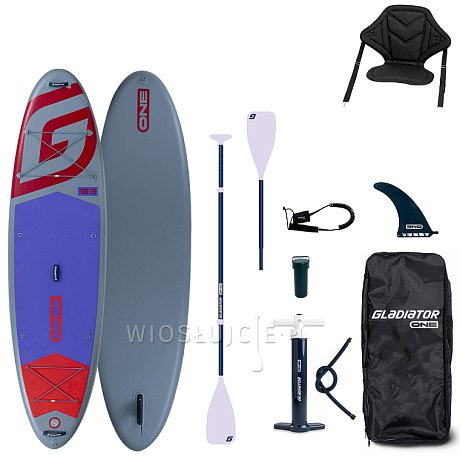 Deska SUP GLADIATOR ONE 10'8 ALLROUND RED 2026 - pompowany paddleboard