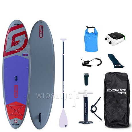 Deska SUP GLADIATOR ONE 10'8 ALLROUND RED 2026 - pompowany paddleboard