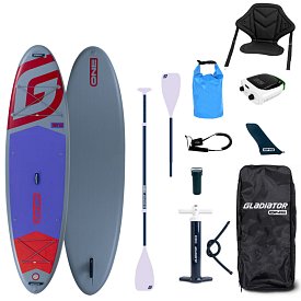 Deska SUP GLADIATOR ONE 10'8 ALLROUND RED 2026 - pompowany paddleboard