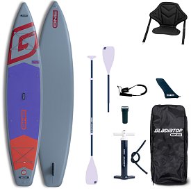 Deska SUP GLADIATOR ONE 12'6 TOURING RED 2026 - pompowany paddleboard