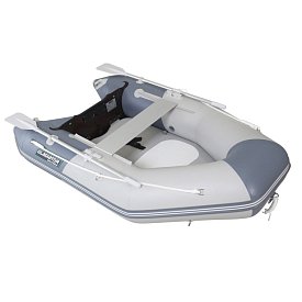 Ponton GLADIATOR AK240AD light dark grey - pompowana łódź z pompowaną podłogą