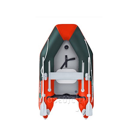 Ponton GLADIATOR AK240AD orange dark grey - pompowana łódź z pompowaną podłogą