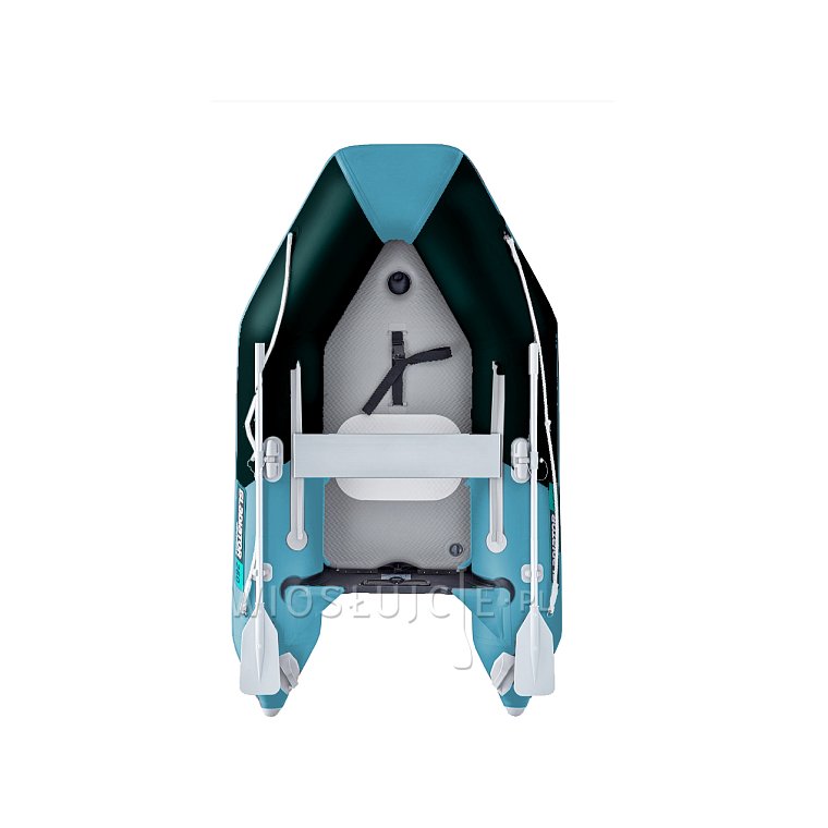 Člun GLADIATOR AK240AD black turquoise - nafukovací člun s vysokotlakou podlahou
