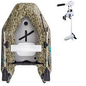 Ponton GLADIATOR AK240AD Camo Digital - pompowana łódź z pompowaną podłogą