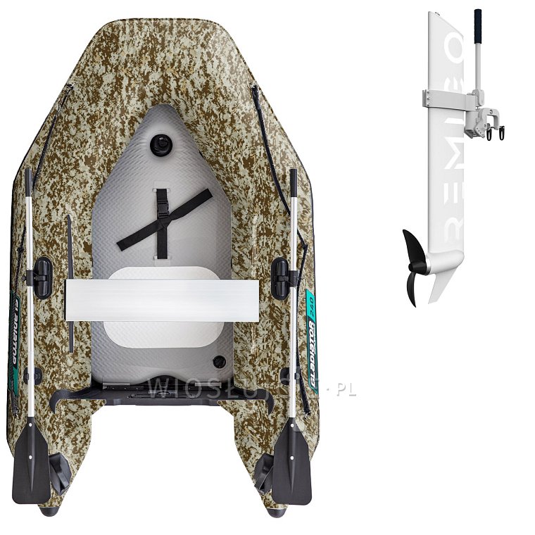 Člun GLADIATOR AK240AD Camo Digital - nafukovací člun s vysokotlakou podlahou