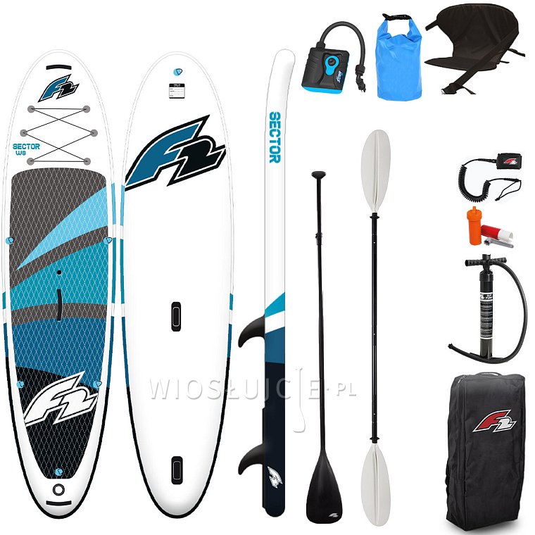 Deska SUP F2 SECTOR WINDSURF 11,5 BLUE - pompowany paddleboard