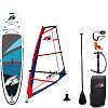 Zestaw Windsurfingowy SUP F2 SECTOR WINDSURF 11,5 BLUE z żaglem F2 CHECKER - pompowany paddleboard, WindSUP