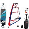 Zestaw Windsurfingowy SUP F2 SECTOR WINDSURF 12,2 BLUE z żaglem F2 CHECKER - pompowany paddleboard, WindSUP