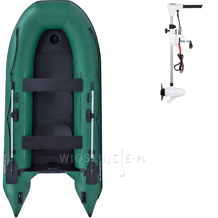 Ponton GLADIATOR CLASSIC B330AD green - pompowana łódź z pompowaną podłogą