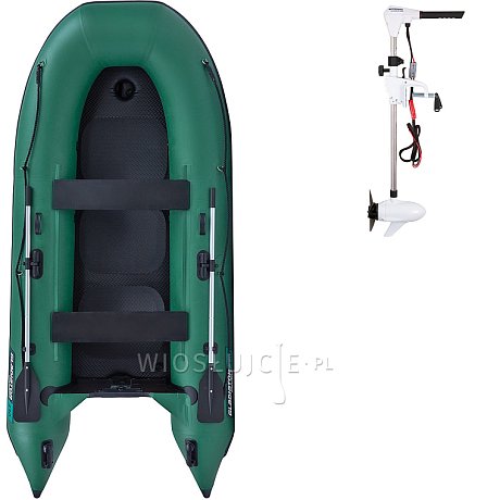 Ponton GLADIATOR CLASSIC B330AD green - pompowana łódź z pompowaną podłogą