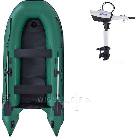 Ponton GLADIATOR CLASSIC B330AD green - pompowana łódź z pompowaną podłogą