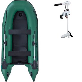 Ponton GLADIATOR CLASSIC B330AD green - pompowana łódź z pompowaną podłogą