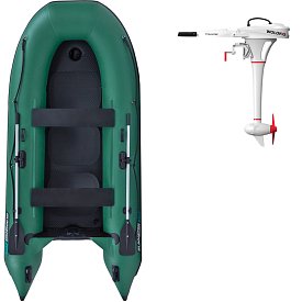 Ponton GLADIATOR CLASSIC B330AD green - pompowana łódź z pompowaną podłogą