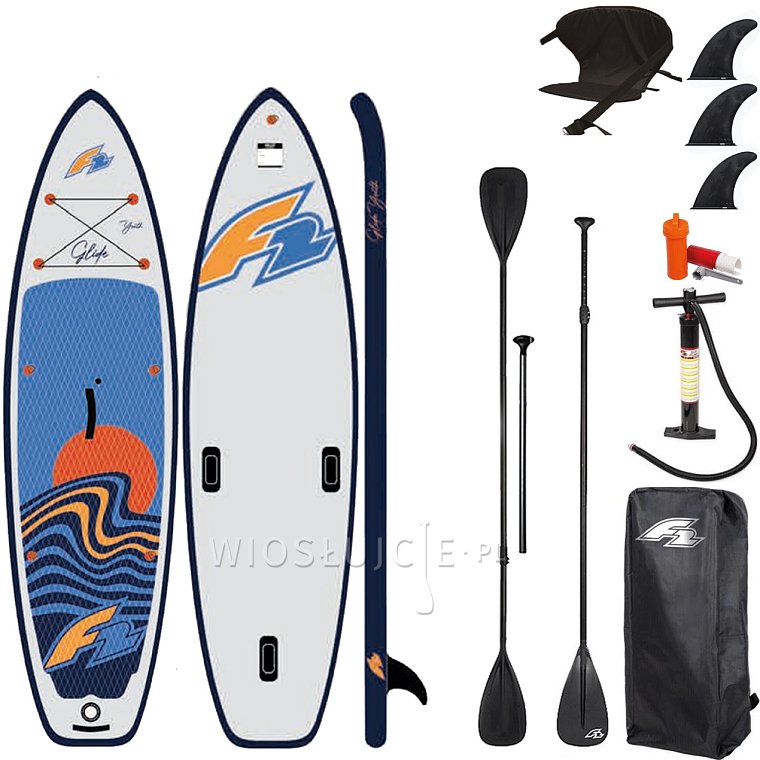 Paddleboard F2 GLIDE WINDSURF/WING YOUTH GREY 10'0 komplet s plachtou - nafukovací paddleboard