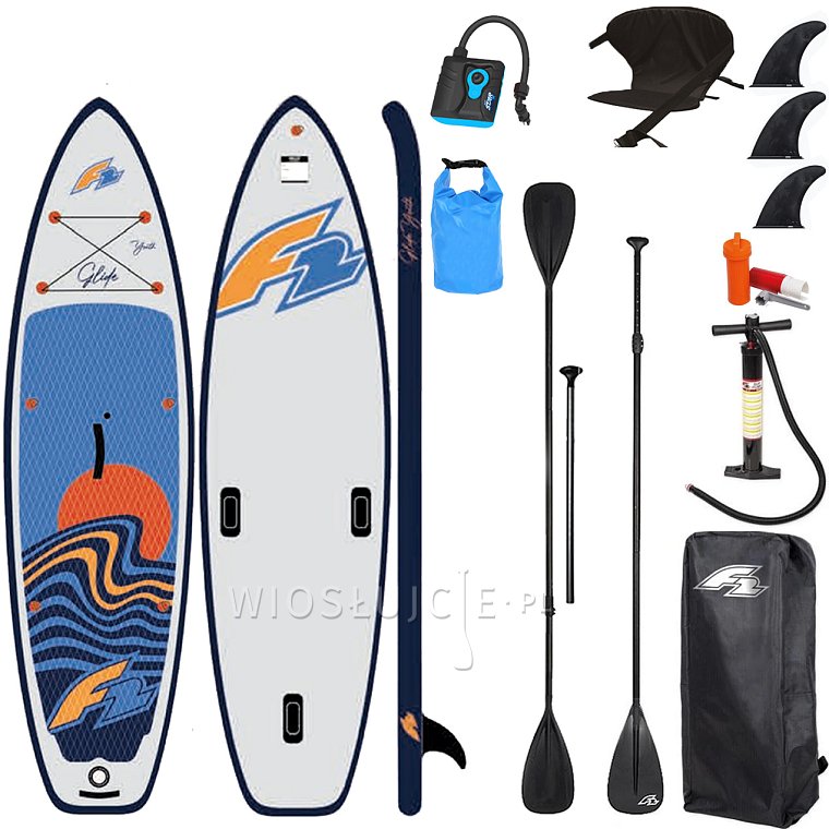 Paddleboard F2 GLIDE WINDSURF/WING YOUTH GREY 10'0 komplet s plachtou - nafukovací paddleboard