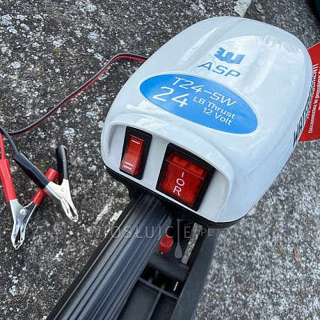 Zaburtowy silnik elektryczny WATERSNAKE ASP T24 SW 12 V